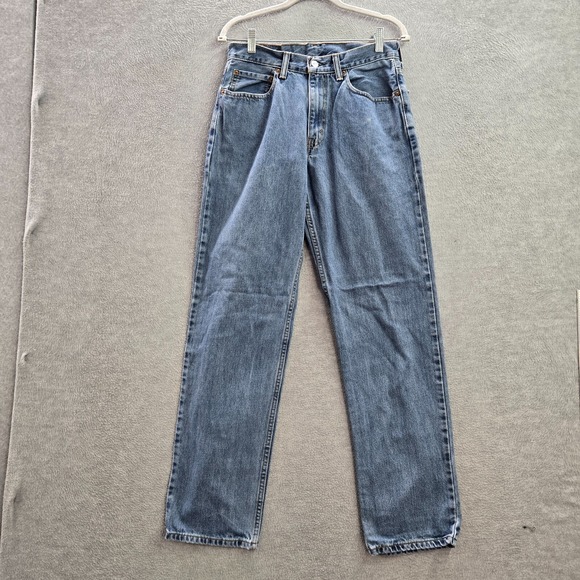 Levi's 569 Men Jeans 34x34 Blue Denim Loose Straight Fit Light Wash Pockets - Picture 1 of 12